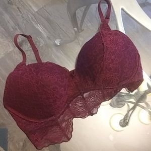 New! Victoria Secret Pink lace bralet. Sz.Large